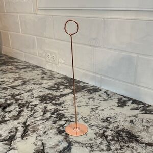 Copper/Rose Gold 12” Table Number Holders - set of 16